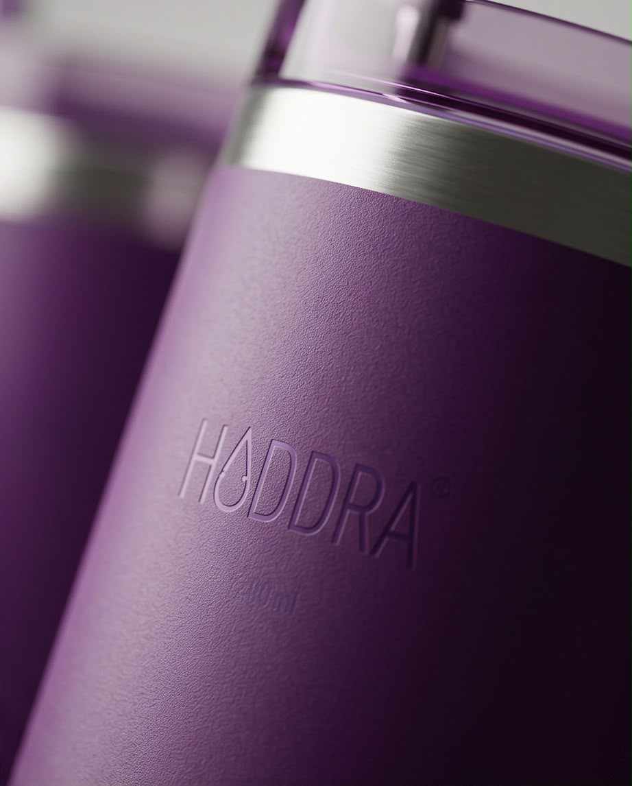 Copo Térmico Haddra 1200ml com Canudo Inox e Alça