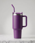Copo Térmico Haddra 1200ml com Canudo Inox e Alça