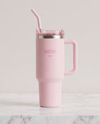 Copo Térmico Haddra 1200ml com Canudo Inox e Alça