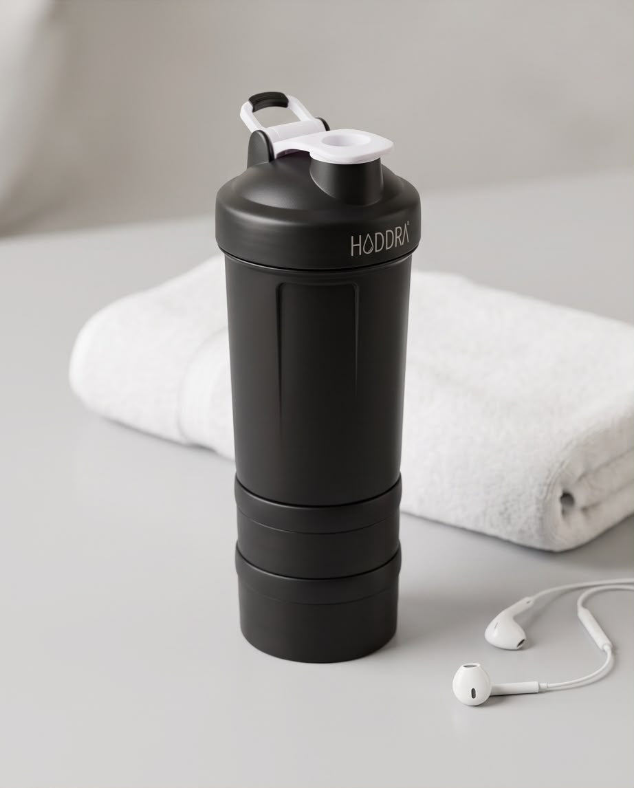 Coqueteleira Haddra 500ml com 2 Compartimentos