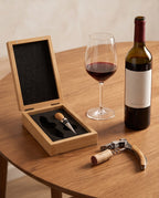 Kit Vinho com 2 peças Haddra em Caixa de madeira