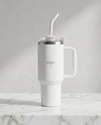Copo Térmico Haddra 1200ml com Canudo Inox e Alça