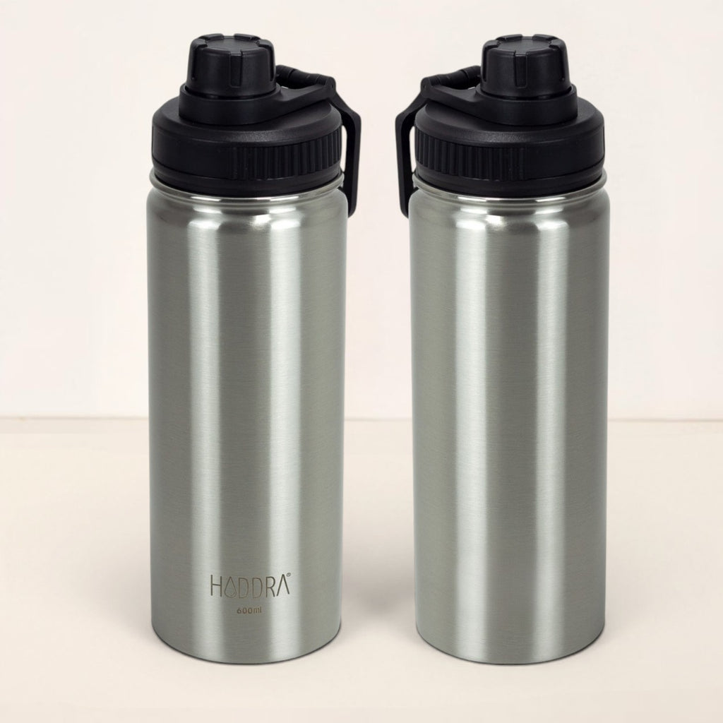 Garrafa Térmica Haddra 600ml em Aço Inox - H600