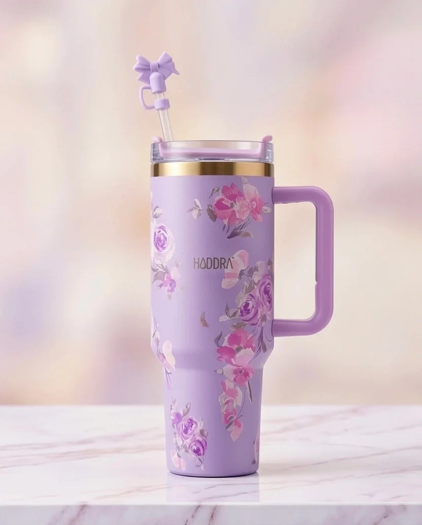 Copo Térmico Haddra 1200ml Coleção Jardim Secreto
