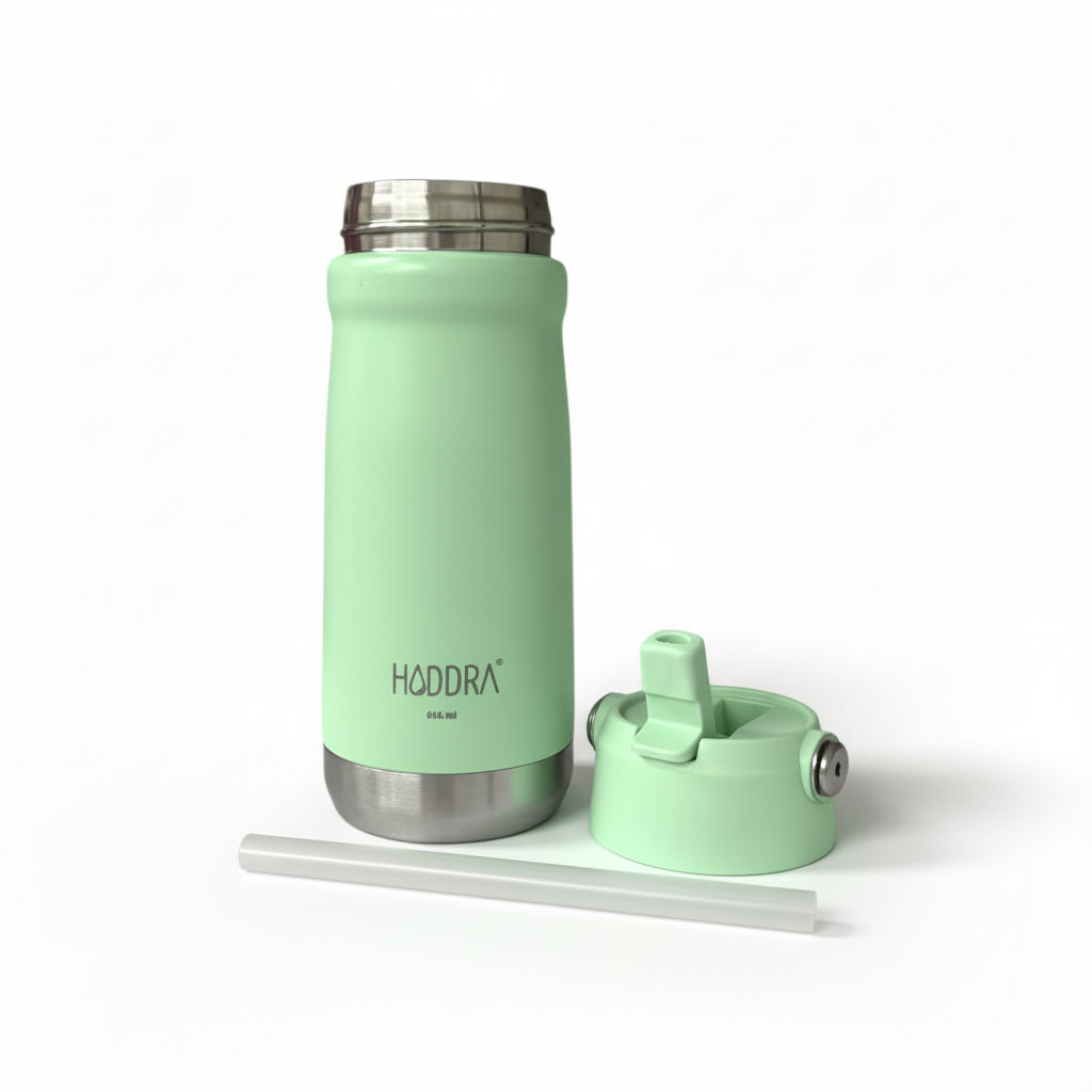 Garrafa Térmica Haddra 550ml com Canudo e Alça