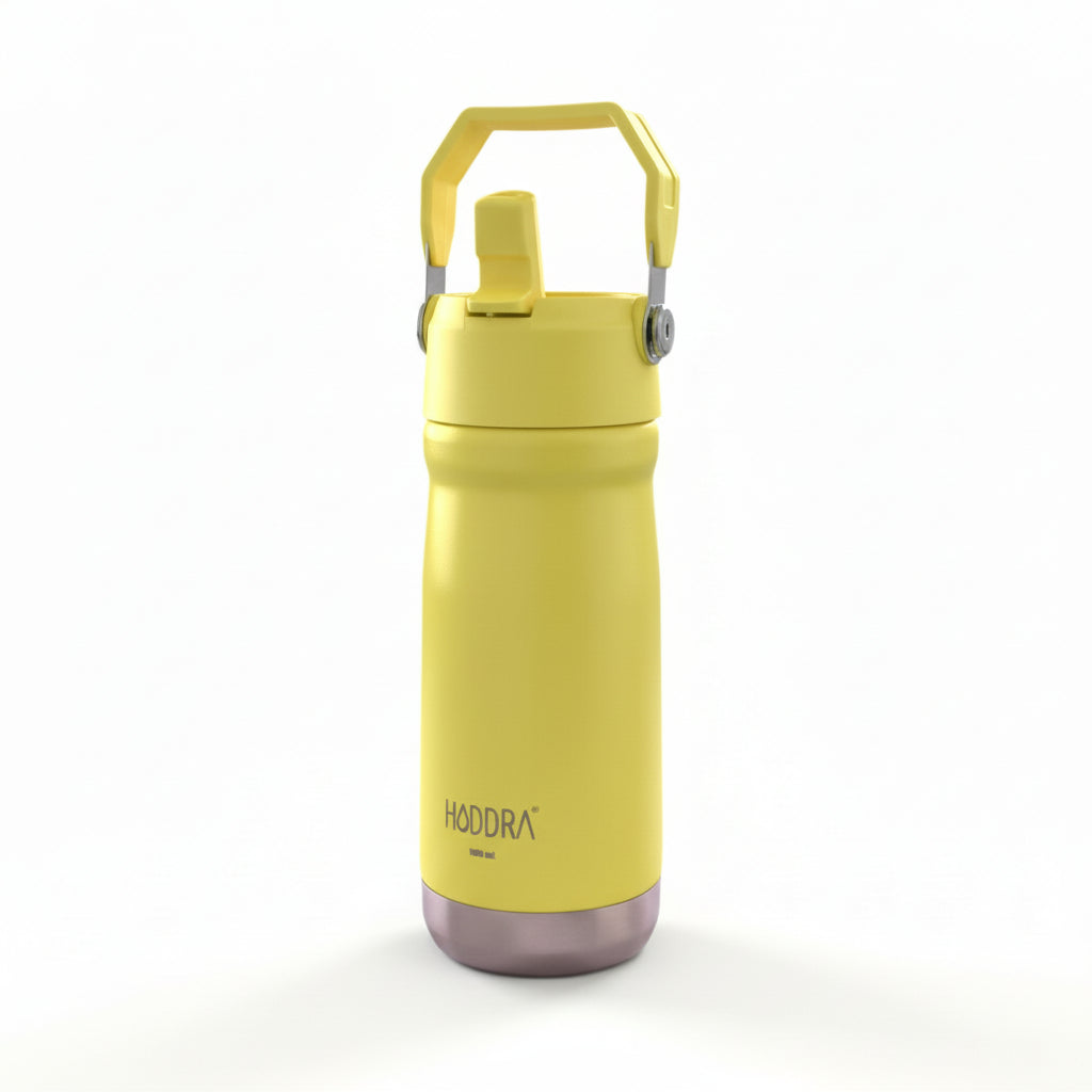 Garrafa Térmica Haddra 550ml com Canudo e Alça