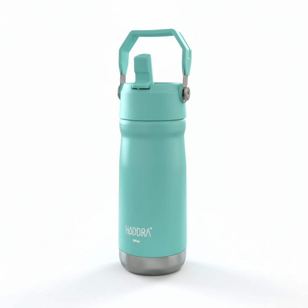 Garrafa Térmica Haddra 550ml com Canudo e Alça