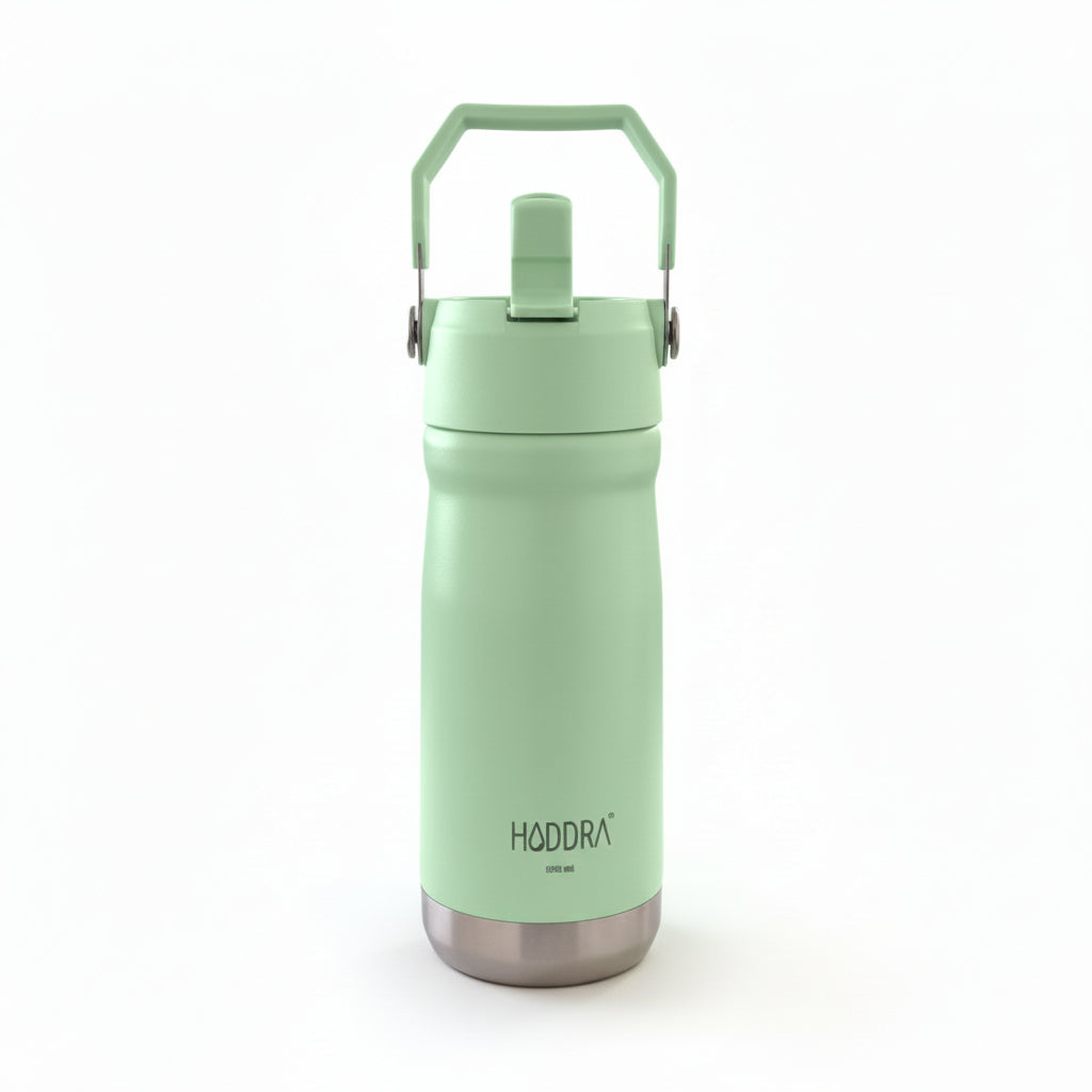 Garrafa Térmica Haddra 550ml com Canudo e Alça