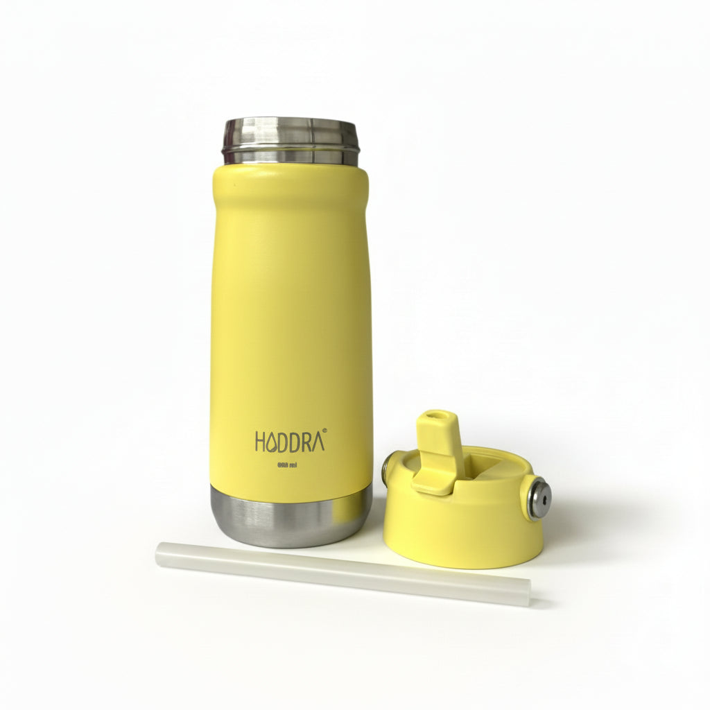 Garrafa Térmica Haddra 550ml com Canudo e Alça