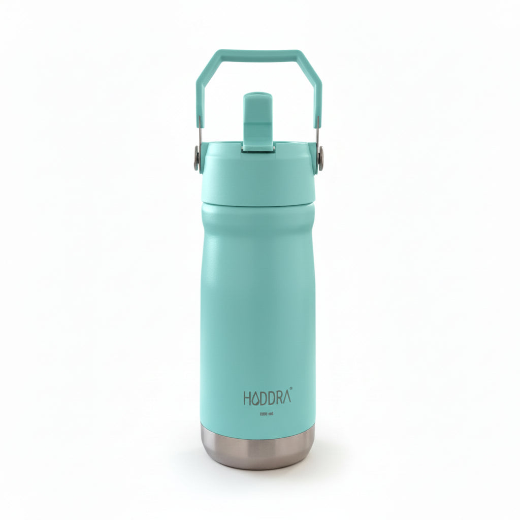 Garrafa Térmica Haddra 550ml com Canudo e Alça