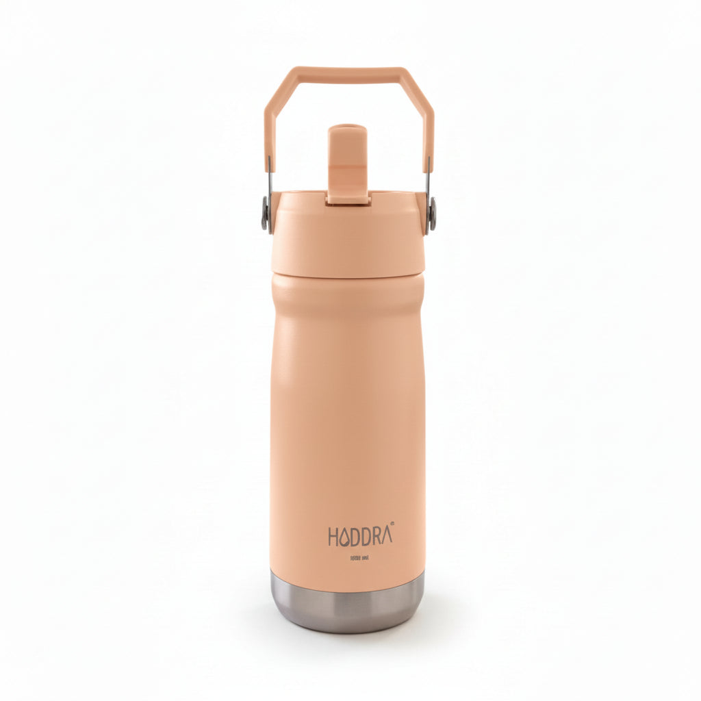 Garrafa Térmica Haddra 550ml com Canudo e Alça