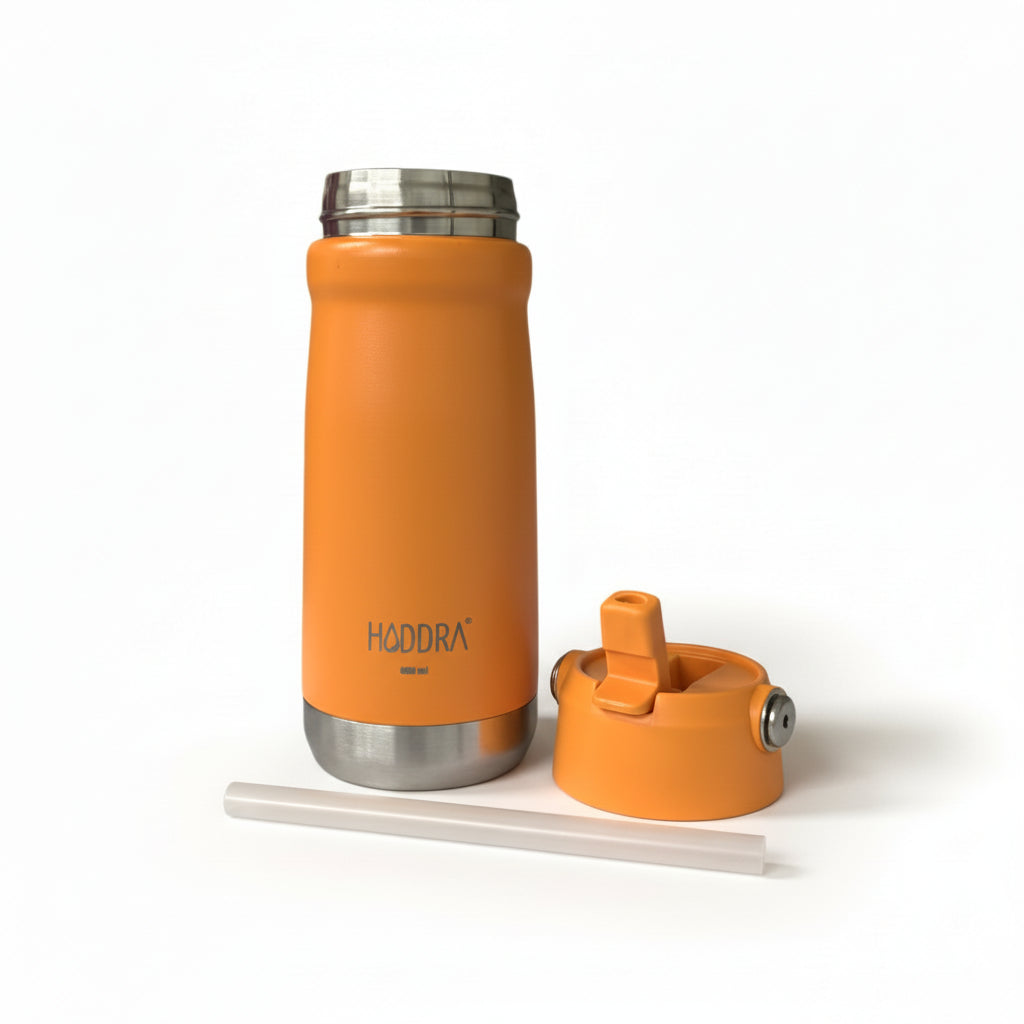 Garrafa Térmica Haddra 550ml com Canudo e Alça