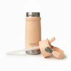 Garrafa Térmica Haddra 550ml com Canudo e Alça